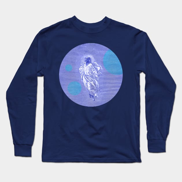 Space Jesus Long Sleeve T-Shirt by matts.graphics